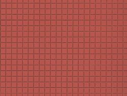 Auhagen 52422 - H0TT 1 Dekorplatte Marktplatte rotbraun lose