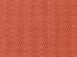 Auhagen 52416 - H0TT 1 Dachplatte Biberschwanz ziegelrot...