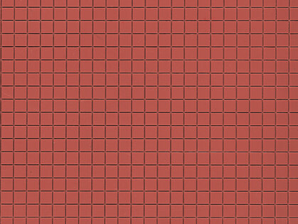 Auhagen 52222 - H0TT Dekorplatten Marktplatten rotbraun