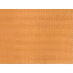 Auhagen 52213 - H0/TT Dekorplatten Mauerziegel gel