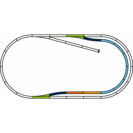 Piko 55321 - Gleis m. Bett. Gleis Set C