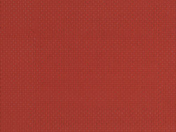 Auhagen 52212 - H0TT Dekorplatten Mauerziegel rot