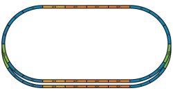 Piko 55367 - H0 Gleis m. Bett. lose Erg&auml;nzungsset A + E