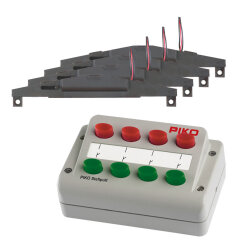 Piko 55392 - H0 Weichen-Antriebs-Set (4x) + Stellpult