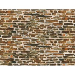 Auhagen 50115 - TTH0 Dekorpappen Kalksteinmauer