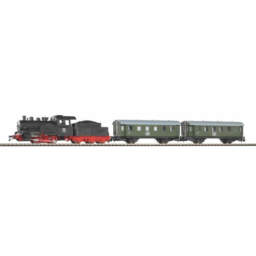 Piko 57112 - S-Set Lok + Tender + Perswgn. A-Gleis &amp; B