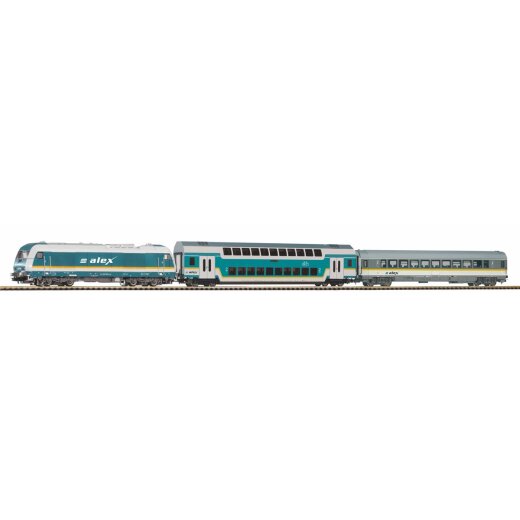Piko 57139 - S-Set Alex Herkules + 1x Doppelstock + 1x Personenwg. A-Gleis &amp; B VI
