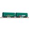 Piko H0 58379 - 2er Set Schiebeplanenwg. Mercitalia FS mit Graffiti VI