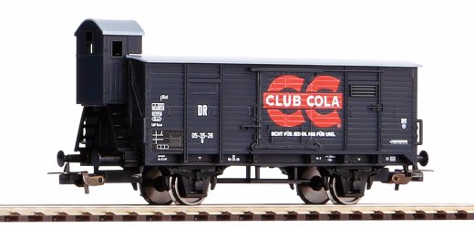 Piko H0 58924 - Ged. G&uuml;terwagen G02 &quot;Club Cola&quot; DR III m. Bh.