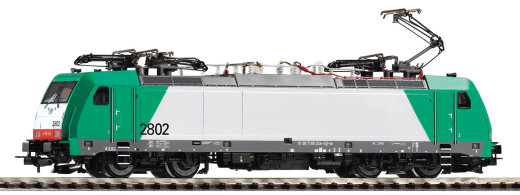 Piko H0 59858 - ~E-Lok BR 186 Alpha Trains 2802 VI, 4 Pantos VI + lastg.Dec.