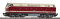 Piko 59934 - H0 Diesellok 119 DR IV, Licht oben, schwarzer Rahmen