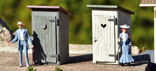 Piko 62719 - G G-FM Toilettenh&auml;uschen (2 St&uuml;ck)