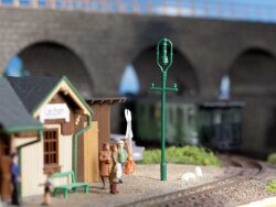 Auhagen 42637 - H0/TT Oldtimer-Bahnsteiglampenattr