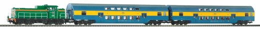 Piko 97934 - S-Set Lok PKP + zwei Doppelstockwg. PKP A-Gleis &amp; B V