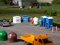 Auhagen 42593 - H0/TT Mobiltoiletten, Recycling-Co