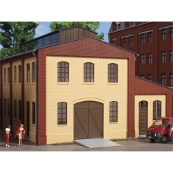 Auhagen 80618 - H0/ W&auml;nde 2391A gelb, Industrief