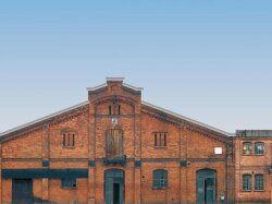 Auhagen 42506 - H0TT Halbrelief-Hintergrundkulisse Set mit 6 Industrie-Fassaden