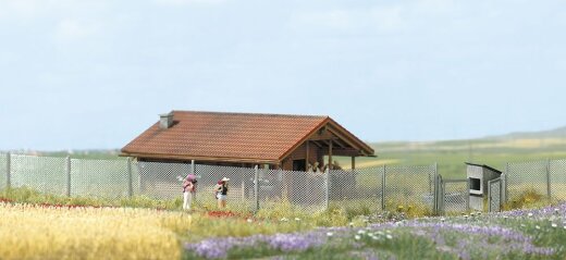 Busch 1017 - H0      Maschendrahtzaun