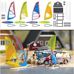 Busch 1156 - Windsurfer-Set H0