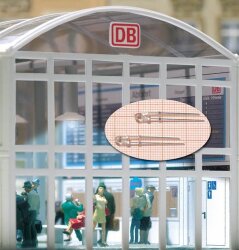 Busch 5987 - H0 N TT Z 1/G 0 Neon-Leuchten (wei&szlig;e...