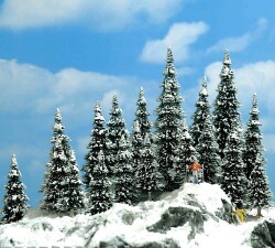 Busch 6566 -  N TT    20 Schneetannen