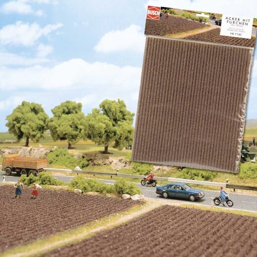 Busch 7182 - H0  TT   0 Acker mit Furchen