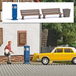 Busch 7764 - M-Set: Taxis&auml;ule DDR H0