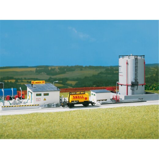 Auhagen 12264 - H0/TT Kleines Tanklager mit Hochta