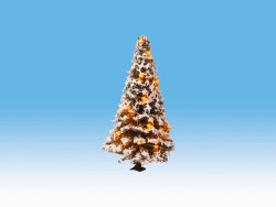 Noch 22120 - Beleuchteter Weihnachtsbaum verschneit, mit...