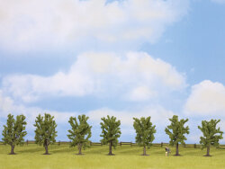 Noch 25088 - Laubb&auml;ume 7 St&uuml;ck, ca. 8 cm hoch