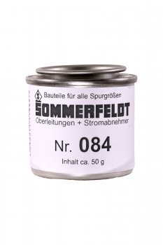 Sommerfeldt 084 - Farbe basaltgrau RAL 7012 in Dose (ca.50g) f.Fahrdraht