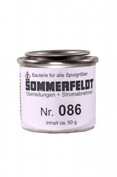 Sommerfeldt 086 - Farbe betongrau RAL 7023 in Dose (ca.50g) f.Masten