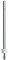 Sommerfeldt 300 - H0 H-Profil-Mast aus Neusilber, 98 mm