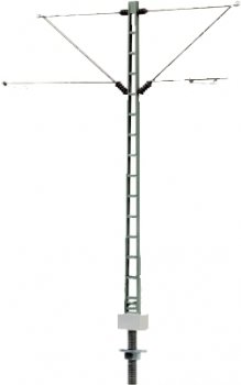 Sommerfeldt 612 - 0 Gitter-Mittelmast mit 2 Auslegern, aus Metall, lackiert