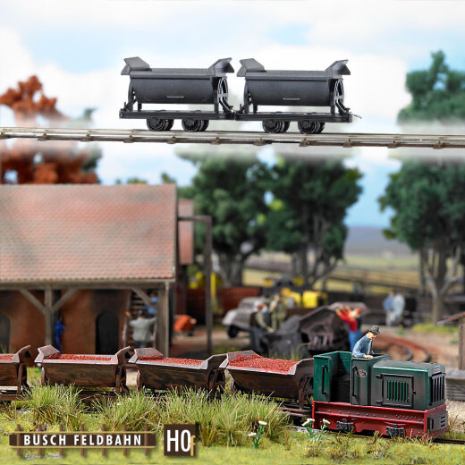 Busch 12200 - H0      Zwei Kipploren