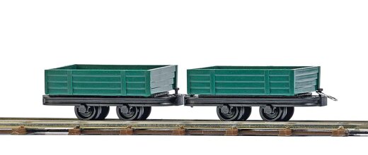 Busch 12206 - H0      Zwei Niederbordwagen