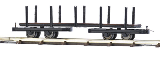 Busch 12245 - H0      Drehgestell-Rungenwagen