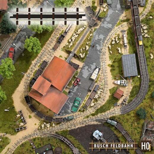 Busch 12303 - H0      2 gerade Gleise je 66,6 mm