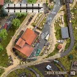 Busch 12303 - H0      2 gerade Gleise je 66,6 mm