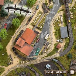 Busch 12322 - H0      2 Bogengleise, Radius 115 mm,...