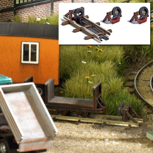 Busch 12367 - H0      Prellb&ouml;cke f&uuml;r Feldbahngleise