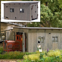 Busch 12381 - H0      Bauf&auml;lliger Feldbahn Lokschuppen