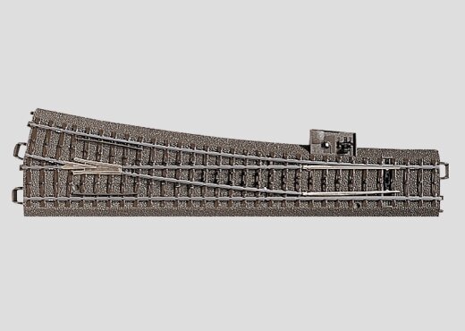 M&auml;rklin 24712 - Schlanke Weiche rechts