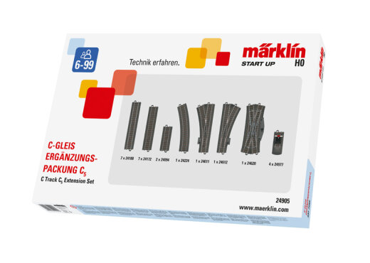 M&auml;rklin 24905 - M&auml;rklin Start up - C-Gleis-Erg&auml;nzungspackung C5