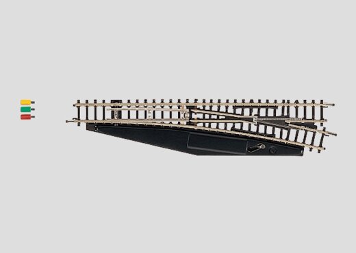 M&auml;rklin 8563 - Z Elektromagnetische Weiche rechts r490 mm