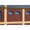 Auhagen 80524 - H0 W&auml;nde 2532A rot