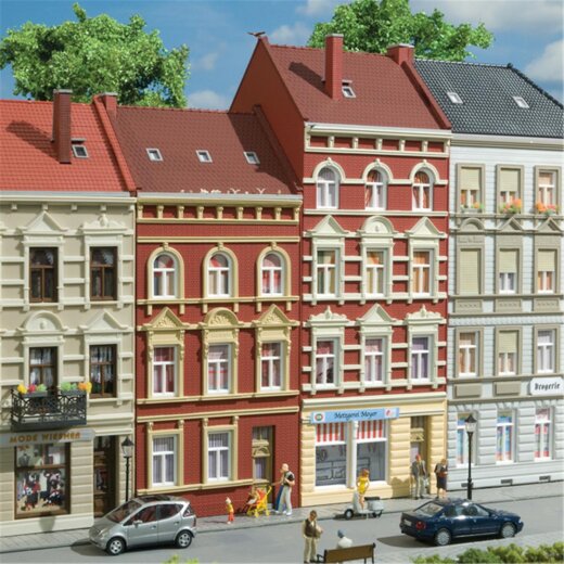 Auhagen 11417 - H0 Stadth&auml;user Schmidtstra&szlig;e 27/29