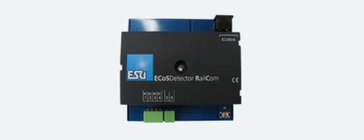 ESU 50098 - ECoSDetector RC R&uuml;ckmeldemodul, 4 RailCom-Eing&auml;nge. F&uuml;r 2 und 3-Leiterbetrieb, Optokoppler
