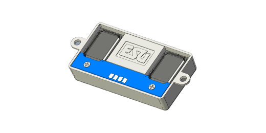 ESU 50345 - Lautsprecher 22mm x 42mm x 8.0mm, rechteckig, 4 Ohm, Bassreflex