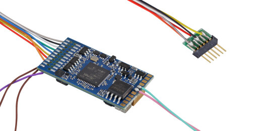 ESU 58416 - LokSound 5 DCC/MM/SX/M4 &quot;Leerdecoder&quot;, 6-pin NEM651, Retail, mit Lautsprecher 11x15mm, Spurweite: 0, H0